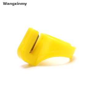 [wangxinmy] cortador de hilo de plástico dedal dedal/cuchillo de dedo para costura/herramienta de bricolaje/venta caliente