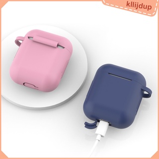 [kllijdup] auriculares cargador de auriculares caso Shell antigolpes cubierta bolsa para Airpods 1 2 (7)