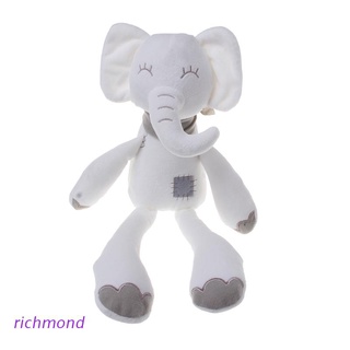 RICHM Cute Plush Elephant Doll Baby Soft Sleeping Mate Newborn Photography Props Gift