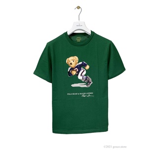 Polo Ralph Laurenn Rush Bear verde camiseta delgada juventud/hombres y mujeres/lo mismo