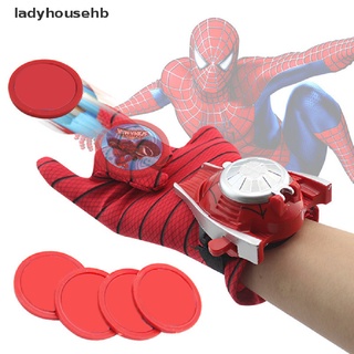 ladyhousehb nuevo spider man juguetes de plástico cosplay spiderman guante lanzador conjunto juguetes divertidos venta caliente