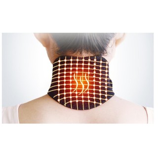 Neck Pad Tourmaline Magnetic Therapy Thermal Self-Heating Neck Pad Massager Belt