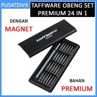 Juego de destornilladores Taffware PREMIUM 24 en 1 destornillador magnético para HP portátil SMARTPHONE