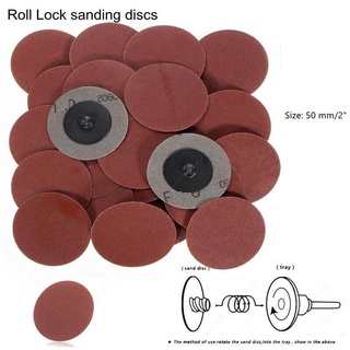 Power pulido accesorios de molienda de papel de lija de repuesto 50mm discos de lijado