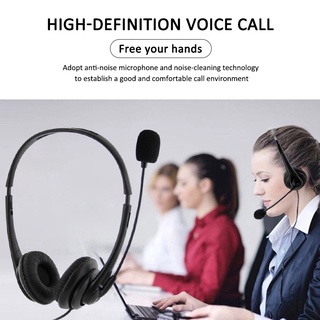 auricular usb cancelación de ruido micrófono auriculares centro de llamadas oficina auriculares