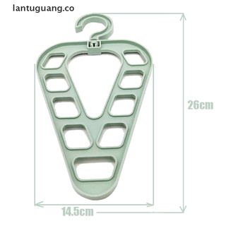 lantuguang: percha de ropa de 9 agujeros, organizador de armario, ahorro de espacio, multifunción, secado, bastidores [co]