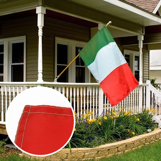 Italia (italia) bandera 23.5InchX35.4Inch impresión-brillante Color latón ojal (5)