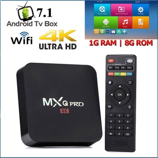 Eu-plus Mxq Pro 4k 2.4ghz/5ghz Wifi Android 9.0 Quad Core Smart Tv Box Media Player 2g + 16g/1 + 8g Tv Box 0916