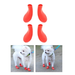 botas de lluvia para perros impermeables zapatos de nieve protector de pata al aire libre botines