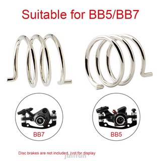 2 piezas de resorte de freno de disco al aire libre universal práctico pinza de acero piezas de repuesto bicicleta de montaña para bb5 bb7