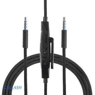 cellash 3,5 mm cable de audio para auriculares con control en línea para g633 g933 gaming headset accesorios de auriculares (1)