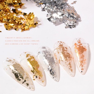 [toppure] hojas de oro copos de oro lámina de oro pintura arte decoración de uñas papel de resina molde relleno.