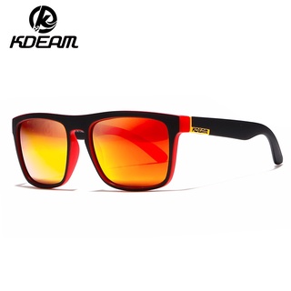 kdeam lentes de sol polarizados para hombre/deportes al aire libre uv400/gafas de sol de ocio kd156