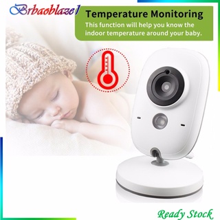Brbaoblaze1 Monitor De video Digital Colorido Para bebés dos vías monitoreo De Temperatura