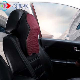 Chink transpirable reposacabezas automotriz Interior almohada cuello almohada coche espuma memoria cómodo coche almohada reposacabezas coche/Multicolor