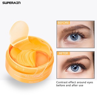 superain 30 pares/juego de parches hidratantes para ojos suavizar la piel ultrafina vitamina c colágeno reparación de ojos ojeras parches para mujer