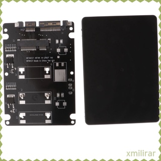 Mini mSATA SSD A Tarjeta Adaptadora SATA-De 2.5 " Con Estuche HDD De 7 Mm