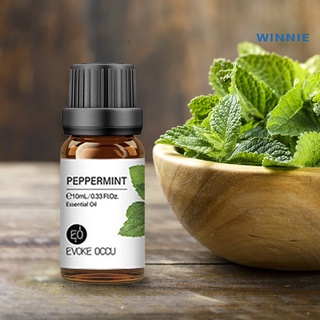 [winnie] fragancia de menta de 10 ml aceite refrescante aire menta aromas extracto de planta aceite natural