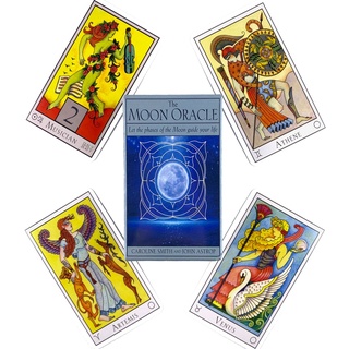 the moon oracle cards ocio juego de mesa de fiesta fortune-telling prophecy tarot deck