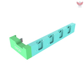 ipega pg-9186 n-switch controlador cargador con 4 ranuras joy-con controlador de juego base de carga uso con n-switch base base azul y verde