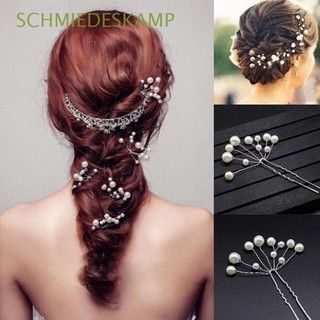 schmiedeskamp mujeres clips de pelo princesa novia dama de honor perla horquillas peine boda moda cristal diadema/multicolor
