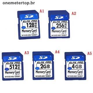 Onepertop tarjeta de memoria Digital de 128mb 256mb 512mb 2gb 4gb Sd (Br)