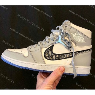 grx air jordan 1 og aj1 dior joint blanco gris limited nueve agujeros zapatos de baloncesto alto