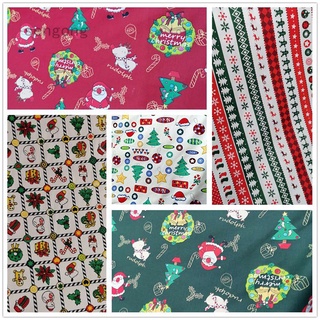 Sengong Sengong tela De Costura De algodón con estampado De santa claus Para retazos/Costura Artesanal Para decoración navideña