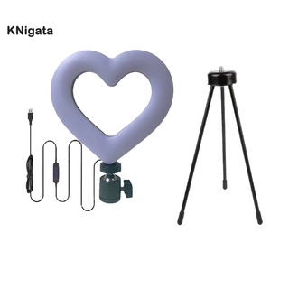 Knigata 7.5W anillo de luz de relleno de 6 pulgadas 7.5W LED anillo de luz fina mano de obra para transmisión en vivo (5)