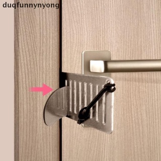 [du] cerraduras de puerta sin perforaciones de acero inoxidable, tapón antirrobo para hotel