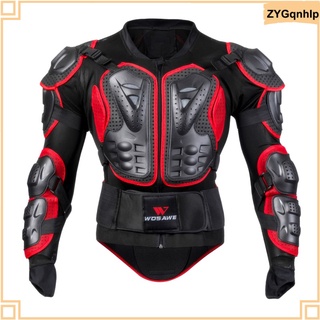 unisex motocicleta racing cuerpo completo columna vertebral pecho protector chaqueta