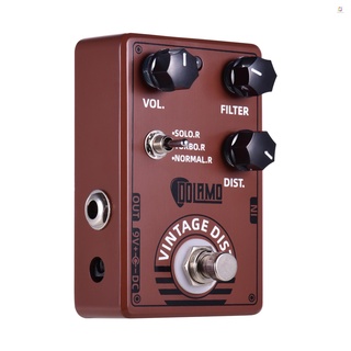 Dolamo D-11 Vintage Distortion Guitar Effect Pedal with Volume Filter and Distortion Controls True Bypass Design for Electric Guitar (1)