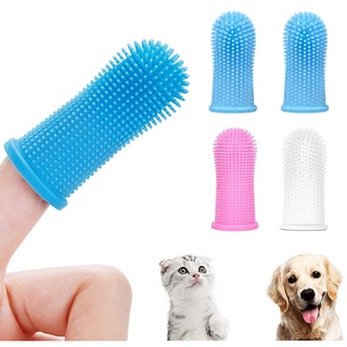 Cepillo de dientes suave dedo para mascotas/perro/limpieza Dental/cuidado de los dientes/cepillo de higiene libre de BPA