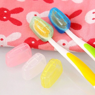 5pcs Toothbrush Heads Cover PP Plastic Protective Cap Portable Travel Home