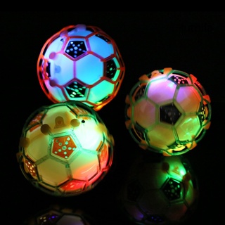Jumila brillante luz LED intermitente bola de música saltar rebote fútbol bebé niños juguete