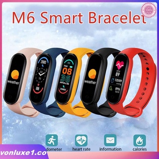 💥 reloj inteligente M6 versión global de reloj inteligente con monitoreo ECG Bluetooth Smart Bracelet
