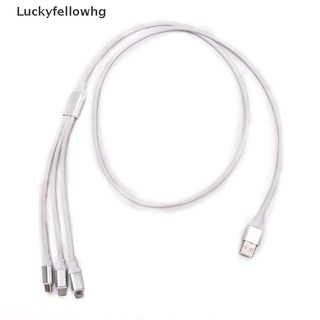 [luckyfellowhg] nuevo cable de carga 3 en 1 usb/tipo c/iphone ios cable cargador multifunción [caliente]