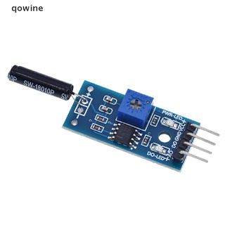 qowine normalmente interruptor de vibración abierto módulo de alarma antirrobo de alta sensibilidad para arduino co