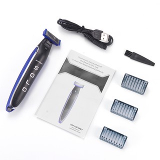 Usb reemplazable cabeza de afeitar accesorios Micro-Touch Solo maquinilla de afeitar eléctrica belleza barba afeitadora máquina de limpieza