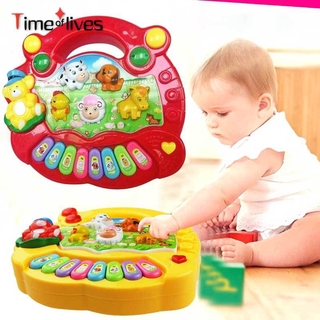 TF bebé niños Musical educativo Piano Animal granja desarrollo música juguetes para niños regalo
