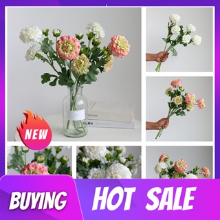 smiles2 1 Bouquet Artificial Flower Lively Floral Decor Exquisite Indoor Wedding Fake Flower Simulation Bouquet for Home (1)