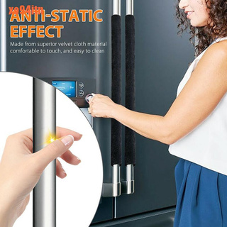 [XOITN] 2 pzs juego de 2 piezas para manija de puerta para refrigerador/cubierta de manija de puerta/electrodomésticos de cocina