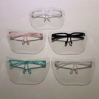 Pc+pet Half Face Shield Anti-niebla HD protección de ojos visera protector de ojos para exteriores gafas (2)