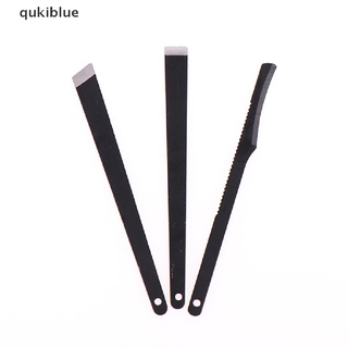 Qukiblue 3 Unids/Set Negro Manicura Pedicura Herramientas Dedo Del Pie Cuchillo De Uñas Afeitadora Clipper CO