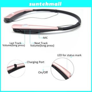 Suntekmall audífonos Bluetooth/audífonos/audífonos deportivos inalámbricos con cancelación De ruido con cuello