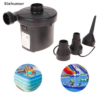 [sixhumor] bomba de aire eléctrica potable compresor inflable de llenado rápido inflador 110-220v co