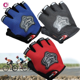 guantes de bicicleta para niños de medio dedo transpirables antideslizantes para deportes, equitación, ciclismo