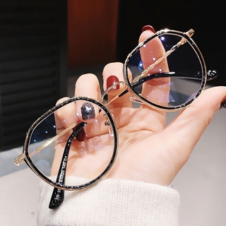 unisex moda coreana computadora anti-azul luz clara óptica gafas/metal jelly marco mujeres anti-radiación gafas transparentes