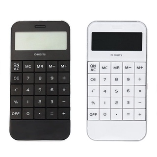 ALEXES Portátil Dígitos Calculadora Moda Negro Electrónica Oficina Escuela Universal Mini Promocional Barato Blanco/Multicolor (2)