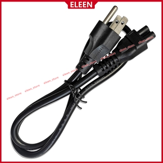 cable de alimentación de 0.7 m de cable de alimentación de 3 pines trébol de ee.uu. enchufe americano pc lcd led cable de prong portátil adaptador cargador cable de alimentación (1)